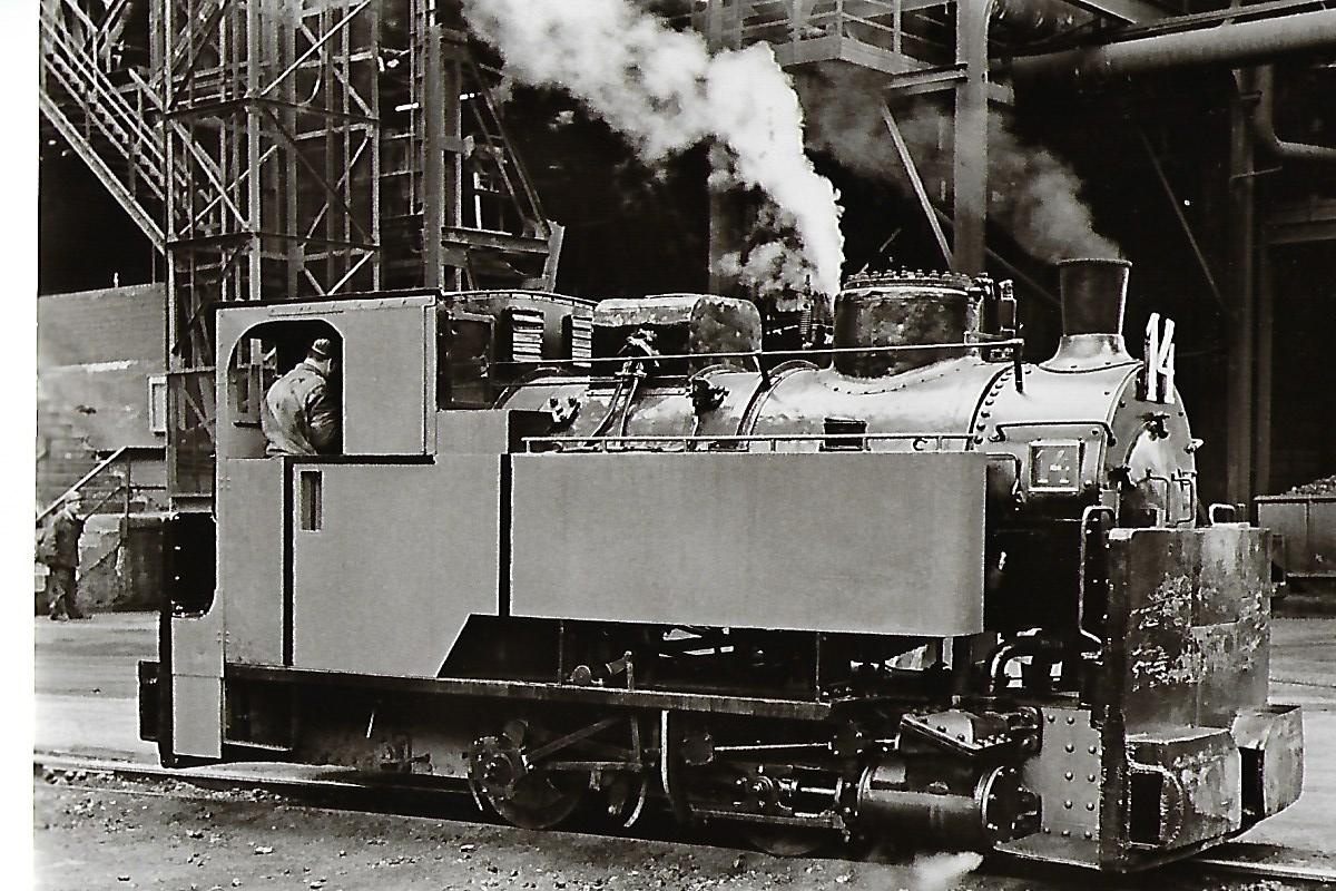 Schmalspur-Dampflokomotive Nr. 14 der Röchling’sche Eisen- und Stahlwerke, Krauss 1907. Eisenbahn Bestell-Nr. 1086