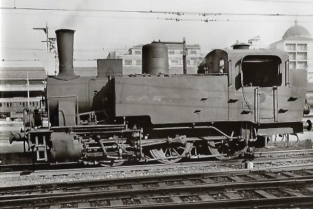 FS Italienische Staatsbahnen, Dampflokomotive 835 086, Breda Baujahr 1906 – 1922. Eisenbahn Bestell-Nr. 1094