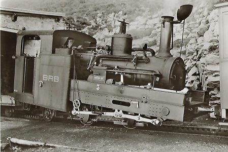 Brienz-Rothorn-Bahn. Dampflokomotive Nr. 3. Eisenbahn Bestell-Nr. 1127