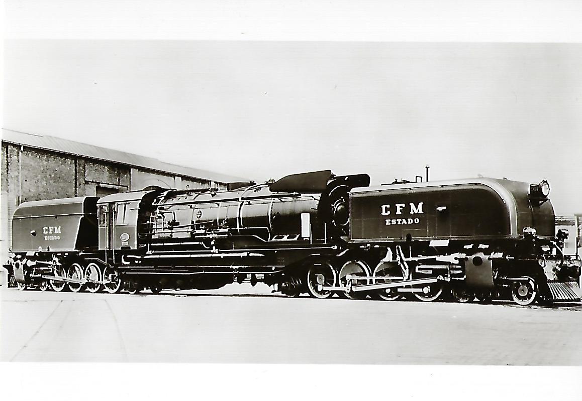Eisenbahnen in ehem. Portugiesisch-Ostafrika. Gelenk-Lokomotive Nr. 971. Eisenbahn Bestell-Nr. 1163