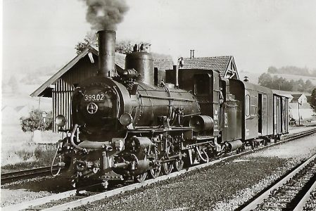 ÖBB Schmalspur-Stütztender-Lokomotive 399.02. Eisenbahn Bestell-Nr. 1171