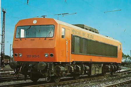 Henschel-BBC DE 2500 Diesel-elektrische Versuchslokomotive. Eisenbahn Bestell-Nr. 1187