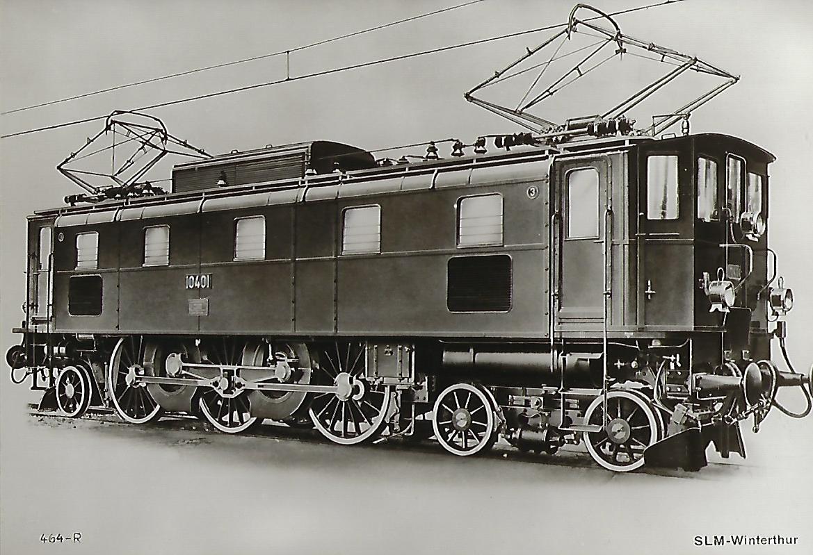 SBB Elektrische Lokomotive Nr. 10 401. Eisenbahn Bestell-Nr. 1217