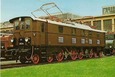 Personenzug-Lokomotive EP 5 21534. Eisenbahn Bestell-Nr. 1237