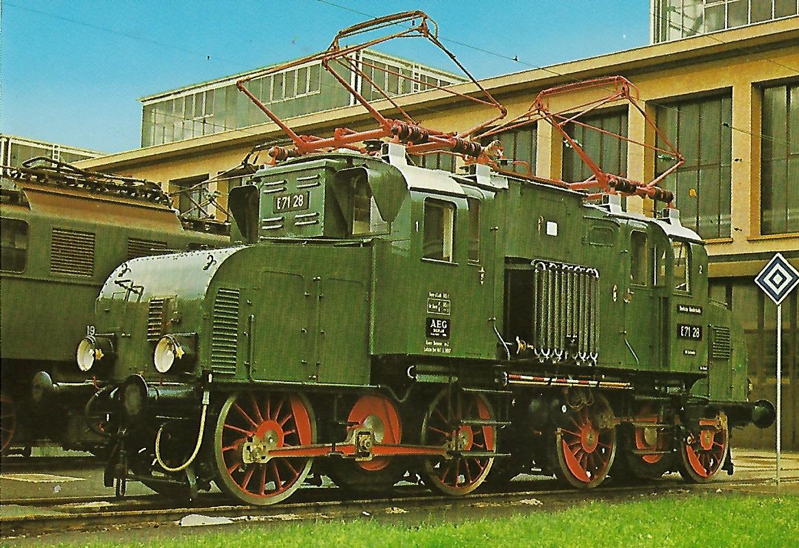 Güterzug-Lokomotive E71 28, EG 528. Eisenbahn Bestell-Nr. 1238