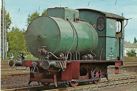 Feuerlose Dampflokomotive OMA. Eisenbahn Bestell-Nr. 5148