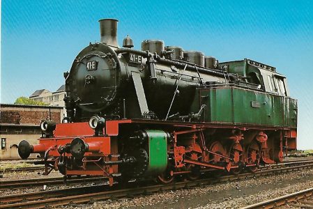Dampflokomotive 41-E in Bochum-Dahlhausen. Eisenbahn Bestell-Nr. 5167