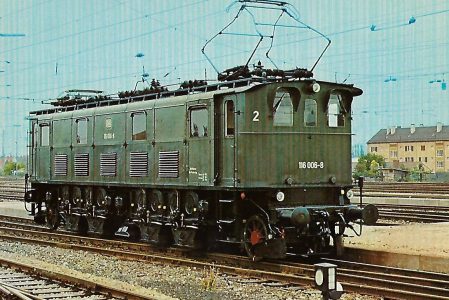 116 006-8 Elektrische Schnellzuglokomotive in Nördlingen. Eisenbahn Bestell-Nr. 10256