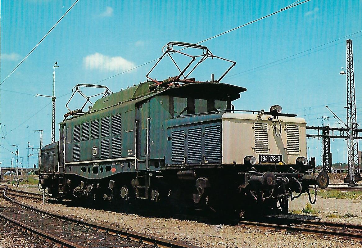 194 178-0 Elektrische Güterzuglokomotive. Eisenbahn Bestell-Nr. 10270