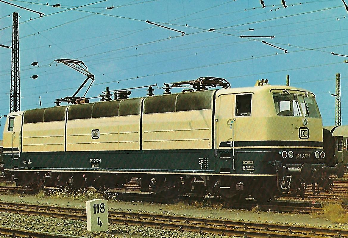 181 222-1 Elektrische Lokomotive. Eisenbahn Bestell-Nr. 10273