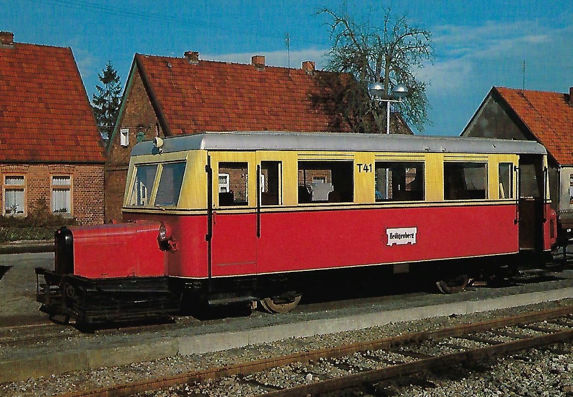 Schienenbus T 41 Waggonfabrik Wismar 1933, Heiligenberg. Eisenbahn Bestell-Nr. 10310