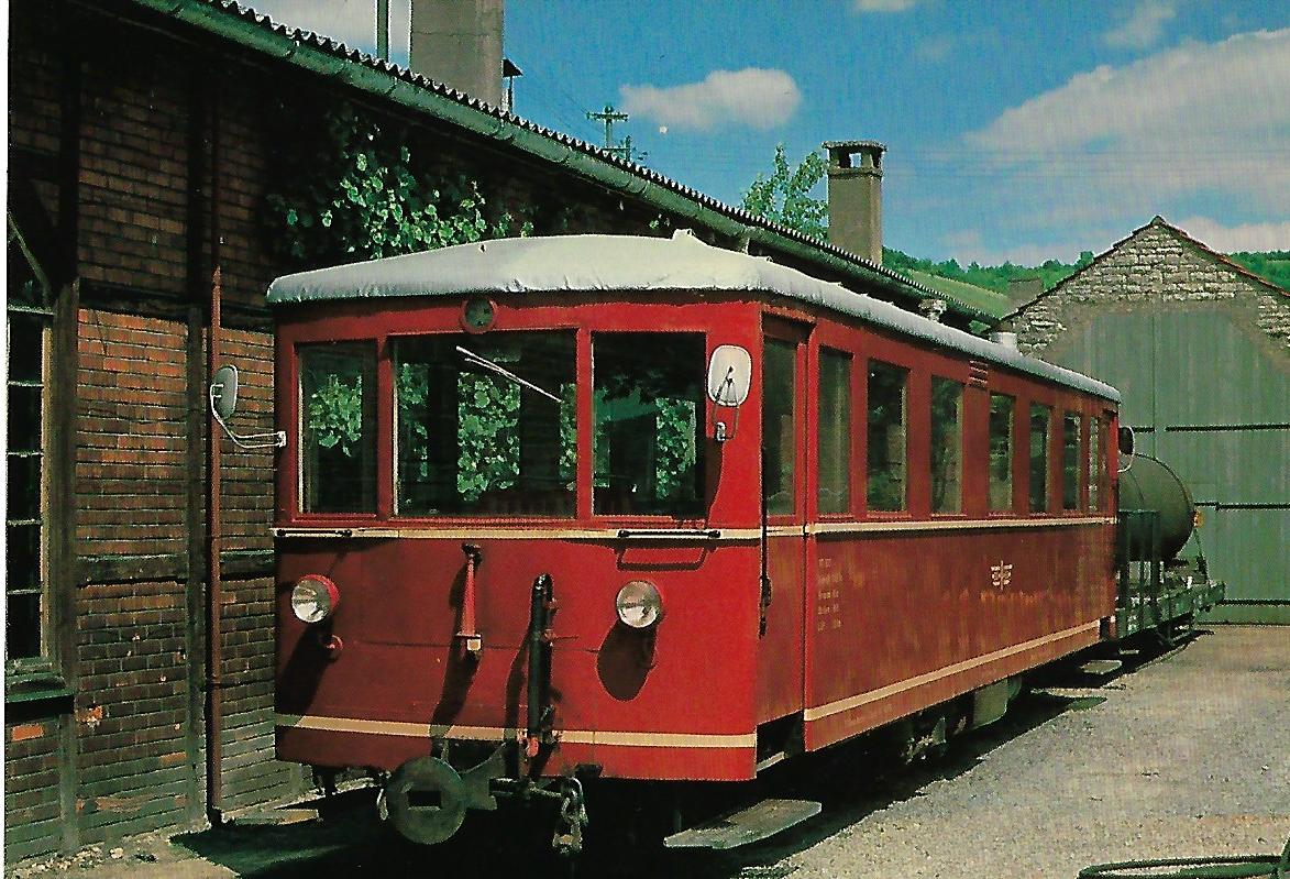 VT 303 Schmalspurtriebwagen in Dörzbach. Eisenbahn Bestell-Nr. 10325