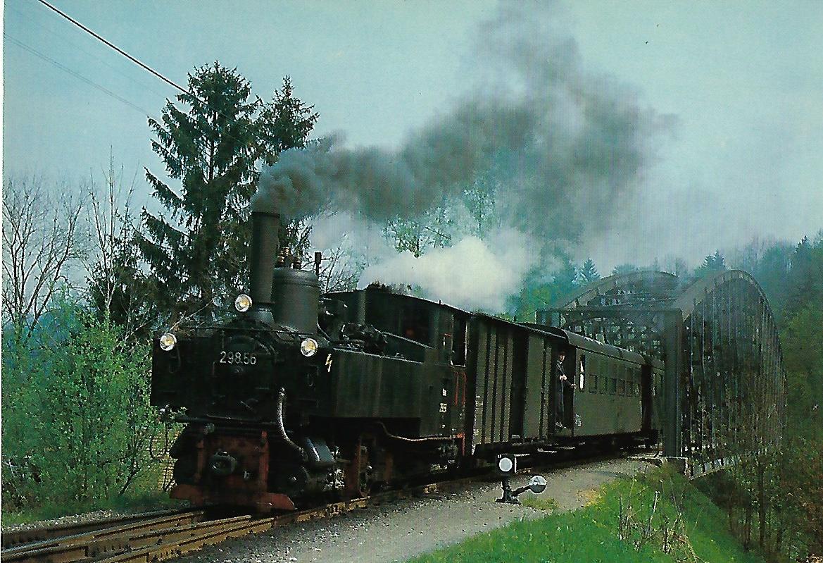 ÖBB 298.56 bei Waldneukirchen. Eisenbahn Bestell-Nr. 10329