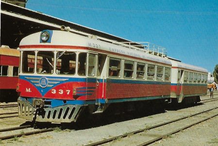 Zweiteiliger Schienenbus Nr. 337, Bolivien. Eisenbahn Bestell-Nr. 10337