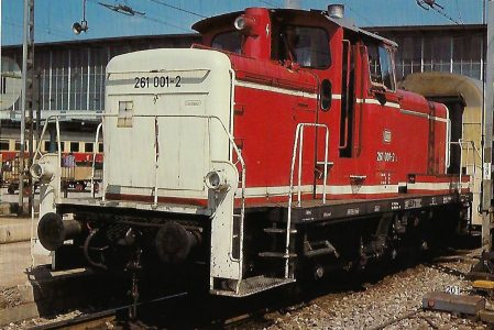 DB, Rangierlokomotive 261 001-2. Eisenbahn Bestell-Nr. 10359