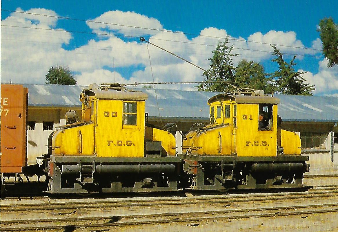 Bolivien, elektr. Lokomotiven Nr. 30 und 31. Eisenbahn Bestell-Nr. 10363