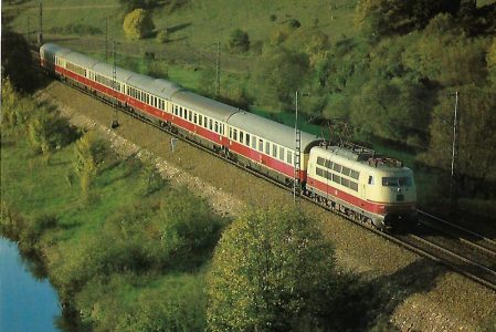 DB, IC „Rheinpfeil“ bei Dollnstein. Eisenbahn Bestell-Nr. 10389