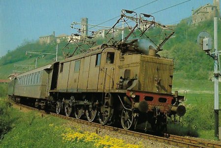FS, Drehstromlokomotive E 432 009 auf der Strecke Acqui Terme – Savona. Eisenbahn Bestell-Nr. 10392