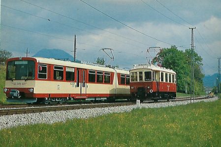 MBC 3 und ET 41 der Salzburger Eisenbahn & Tramway Gesellschaft. Eisenbahn Bestell-Nr. 5220