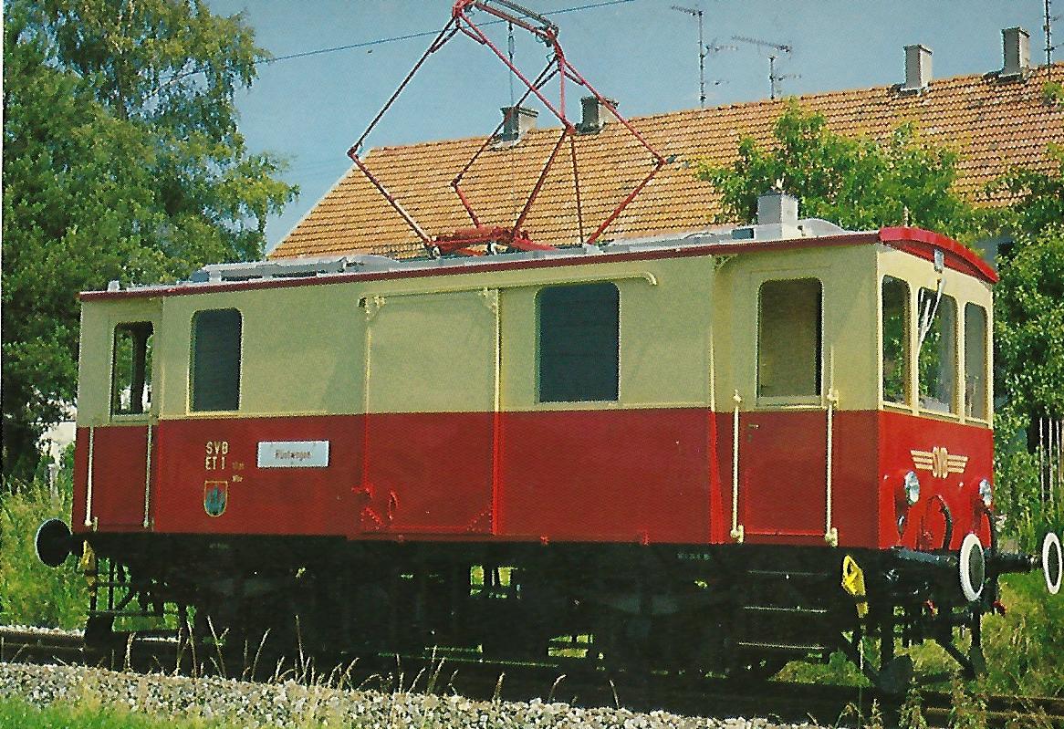 ET 1, Bj. 1910/19 Salzburger Stadtwerke – Verkehrsbetriebe – Lokalbahn (SETG-SVB). Eisenbahn Bestell-Nr. 5223