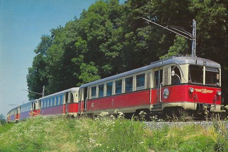 Tw 31, Baujahr 1951, 100 Jahre SETG-SVB Lokalbahnen 1886-1986. Eisenbahn Bestell-Nr. 5227