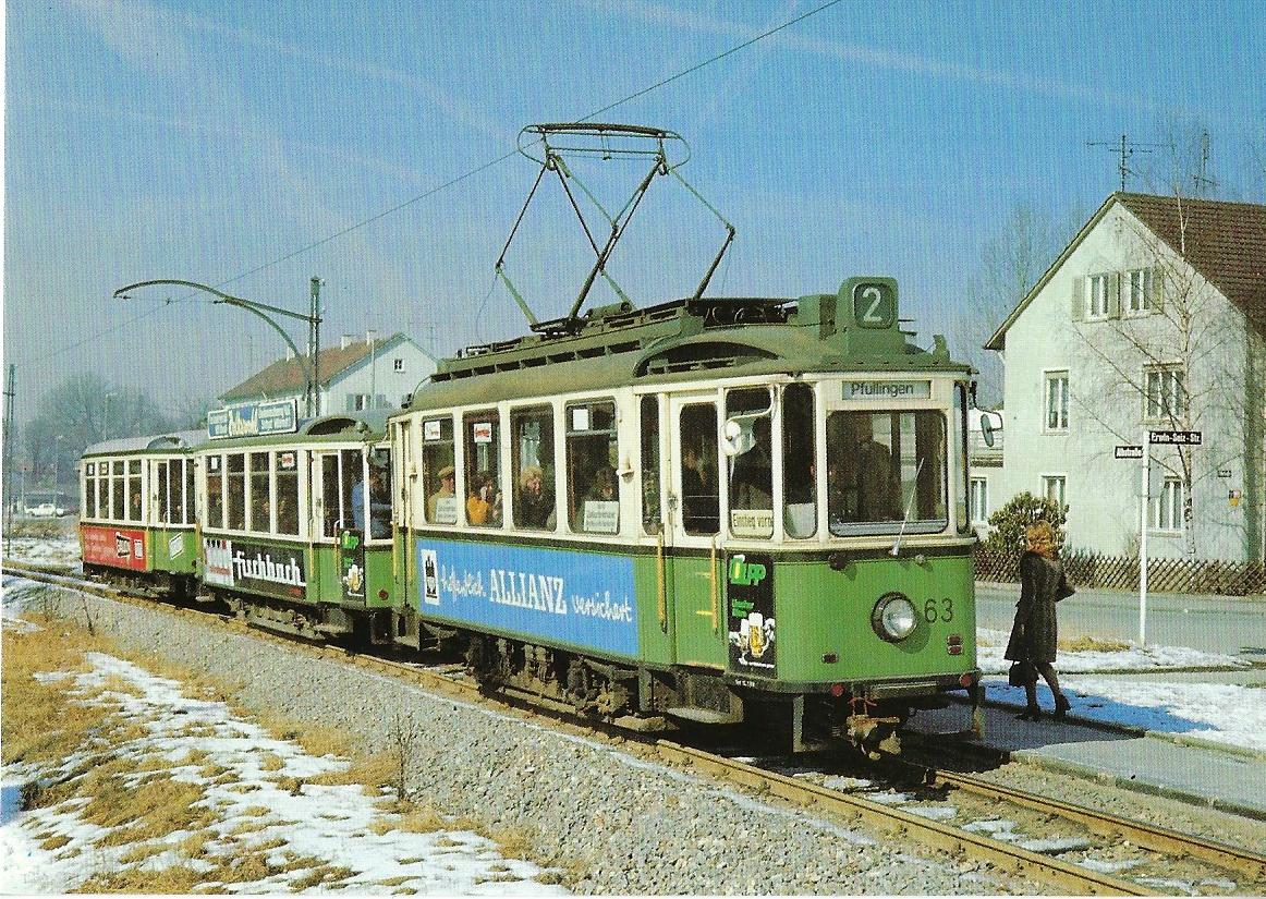 Straßenbahn Reutlingen. Straßenbahn Bestell-Nr. 90651