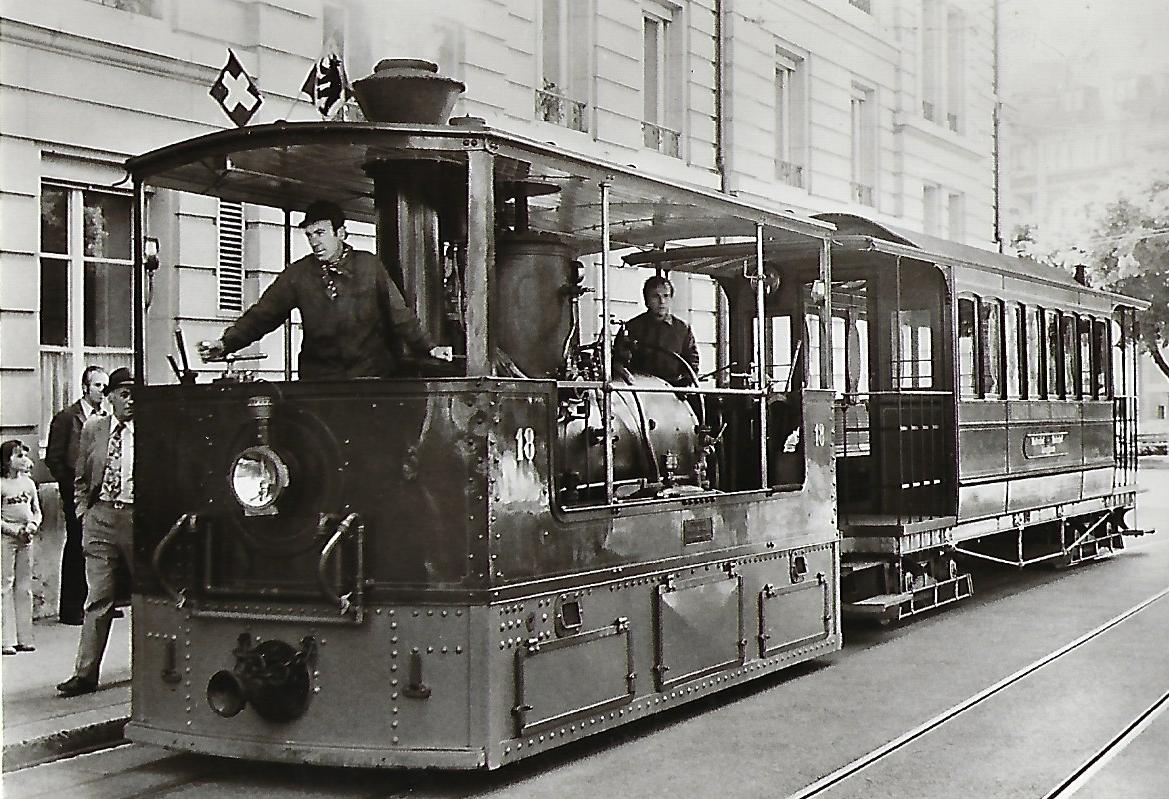 Städtische Verkehrsbetriebe Bern. Dampflokomotive Nr. 18. (91196)