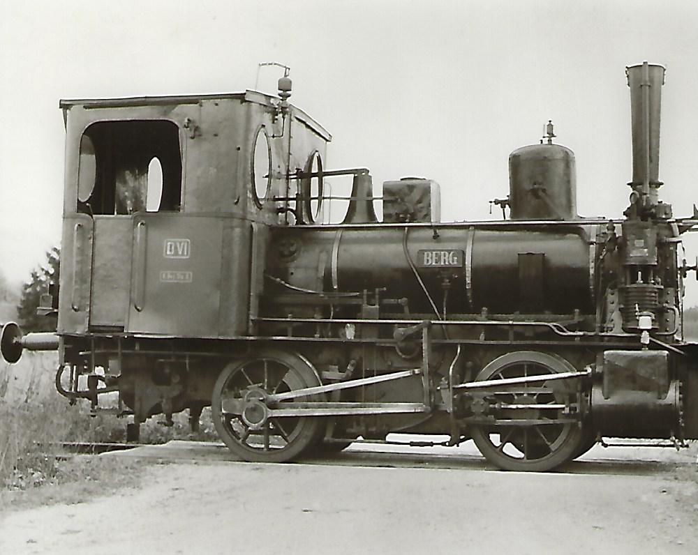 Bayerische D VI. Lokomotive BERG der Bayerischen Staatseisenbahnen. Eisenbahn Bestell-Nr. 5101
