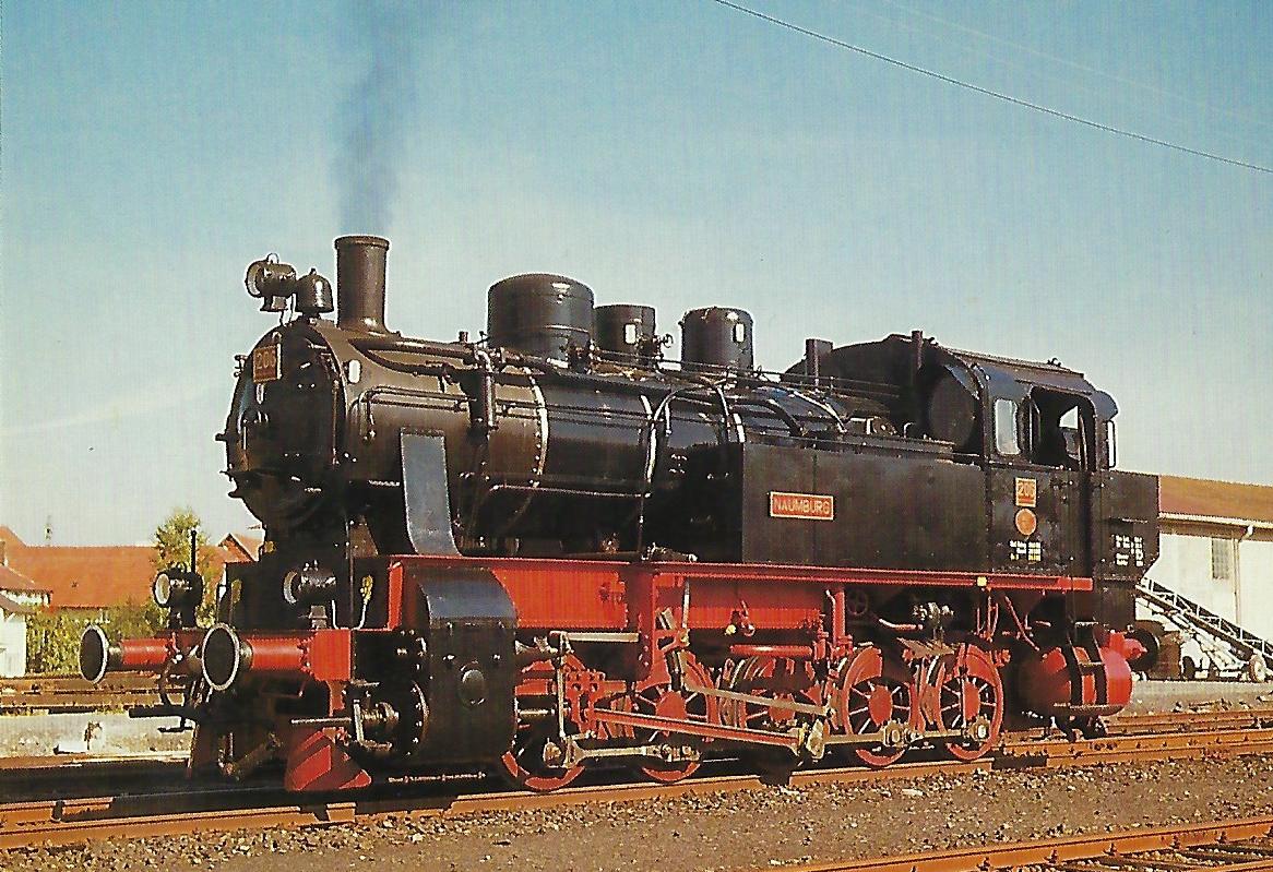 Hessencourrier, Dampflokomotive HC 206 in Naumburg bei Kassel, 1985. (10465)