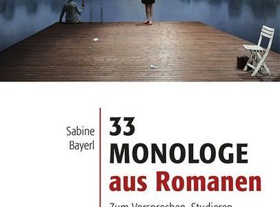 33 Monologe aus Romanen.  