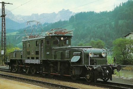 ÖBB Elektr. Güterzuglokomotive 1189.05 in Bischofshofen. 10530